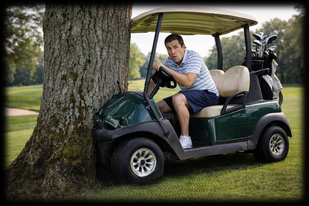 Golf cart incident on course