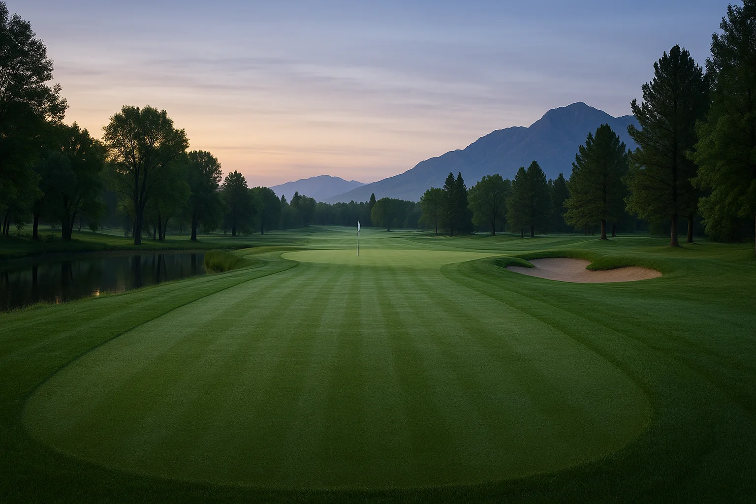 Beautiful golf course